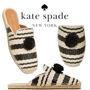 Kate Spade Solaria Raffia mule